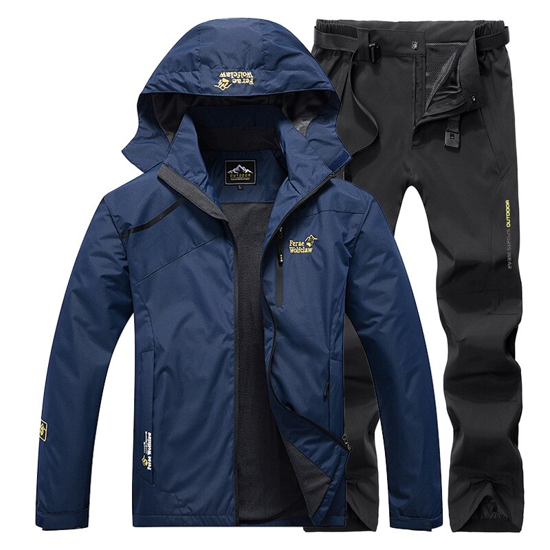 Waterproof Suit Set, Jacket Suit Jacket Trousers - 